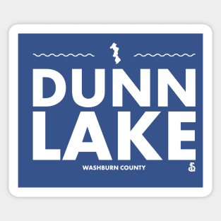 Washburn County, Wisconsin - Dunn Lake Sticker